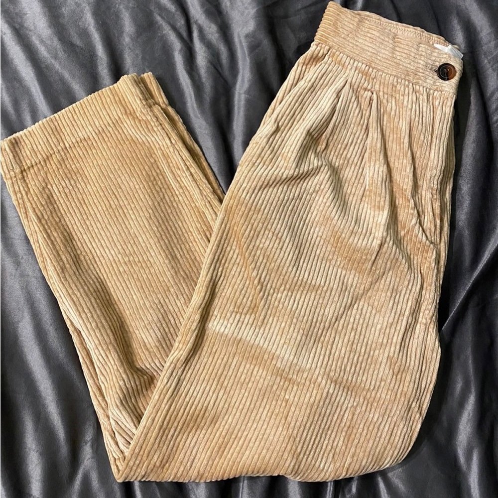 H&M Beige Corduroy Pants